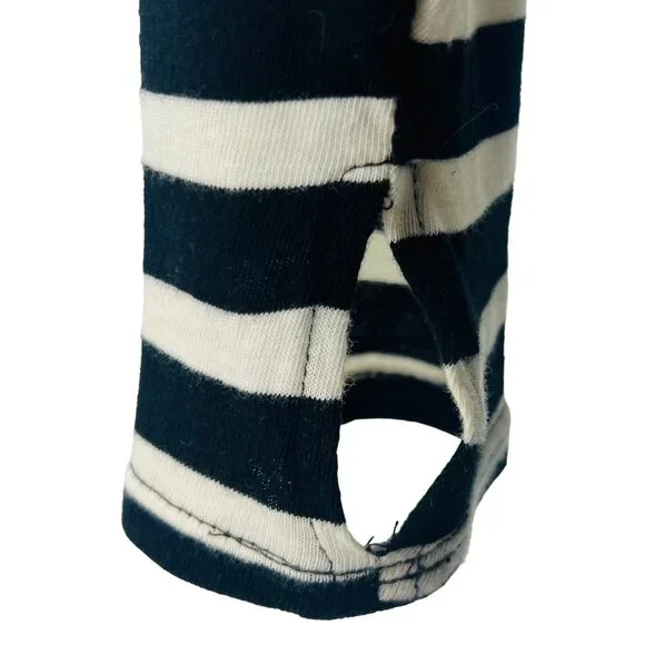 NWOT Free People 90s Grunge Striped Long Slv Thumbholes Floral Dress Y2K Skater - Picture 12 of 16